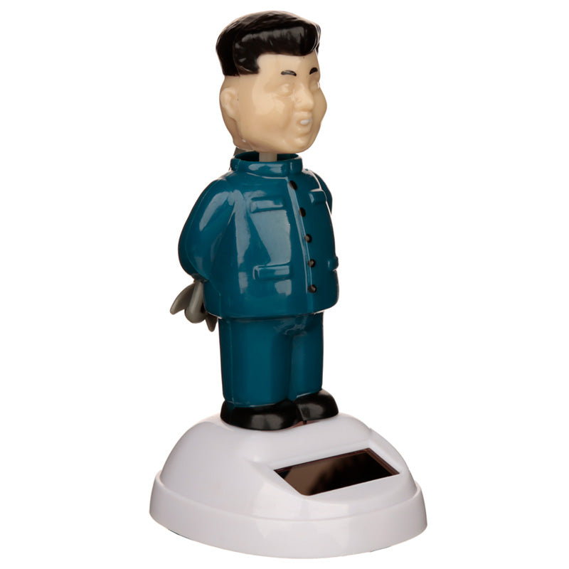 Solar Powered Dancing Dictator Rocket Man Toy - Myhappymoments.co.uk