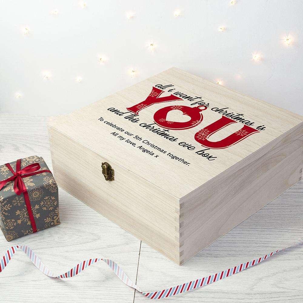 Personalised Couples Christmas Eve Box - Myhappymoments.co.uk