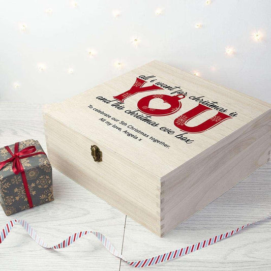 Personalised Couples Christmas Eve Box - Myhappymoments.co.uk