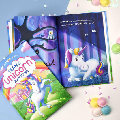 Personalised Unicorn Story Book - Myhappymoments.co.uk