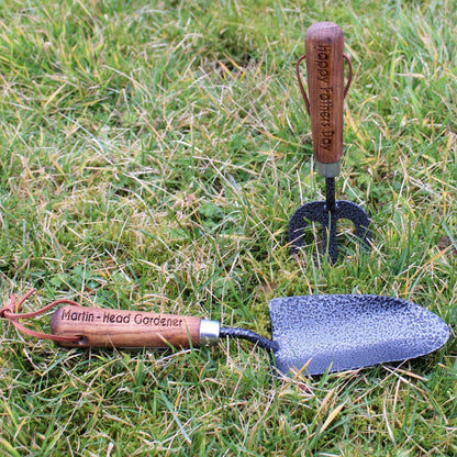 Personalised Draper Fork And Trowel Gardening Tool Set - Myhappymoments.co.uk