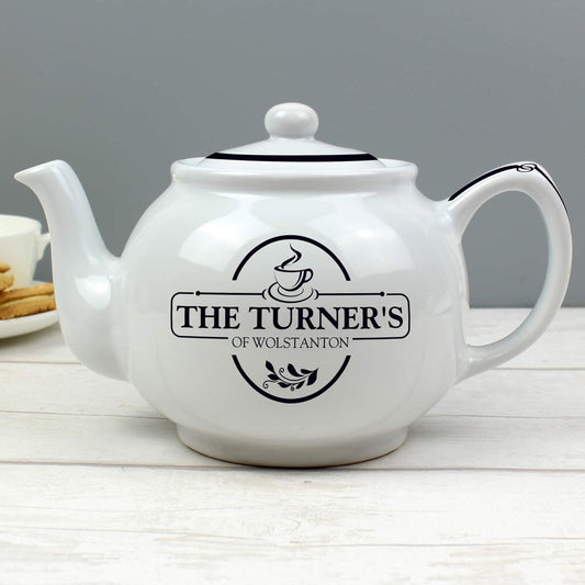 Personalised Full of Love Teapot - Myhappymoments.co.uk