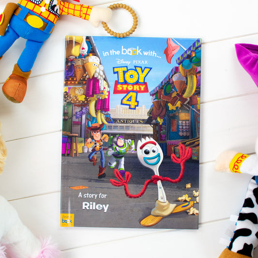 Personalised Disney Toy Story 4 Book - Myhappymoments.co.uk