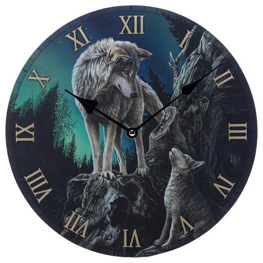 Wolf Guidance Lisa Parker Designed Wall Clock