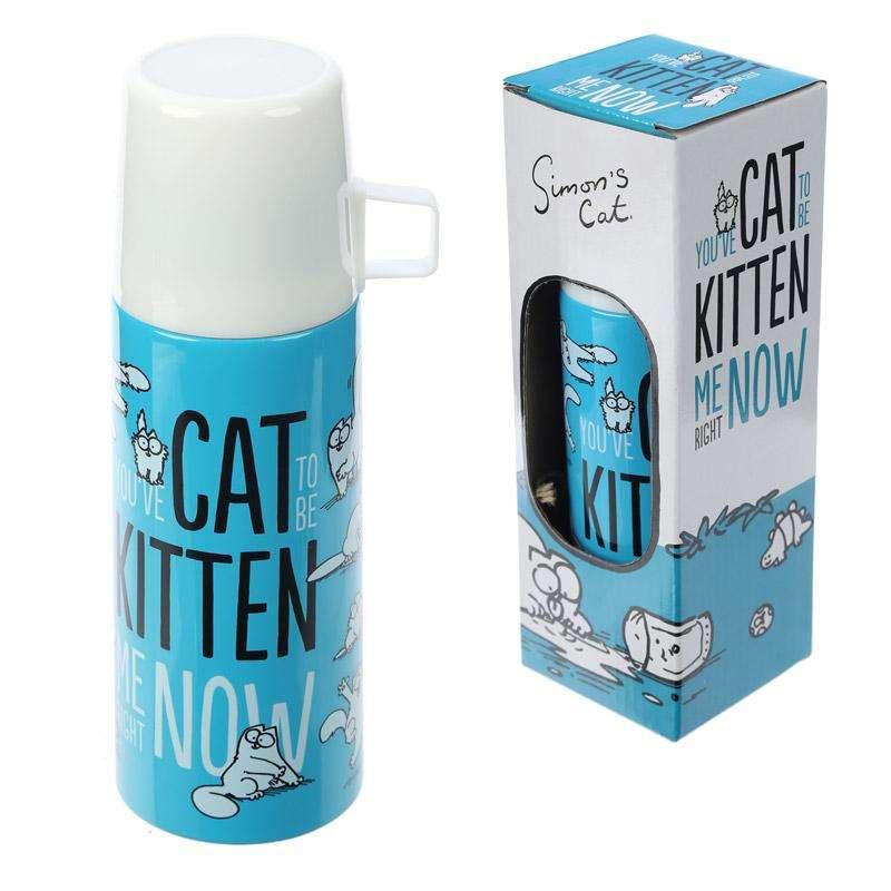 Simon's Cat Design Thermos Flask - Myhappymoments.co.uk