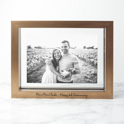 Personalised Metallic Copper Toned Photo Frame - Pukka Gifts