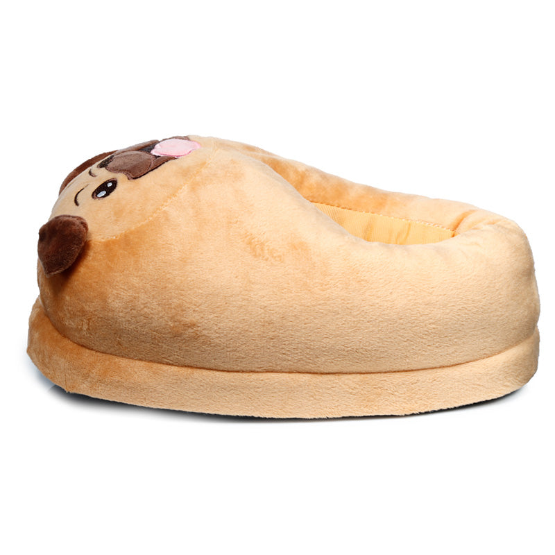 Mopps Pug Slippers (Unisex One Size)