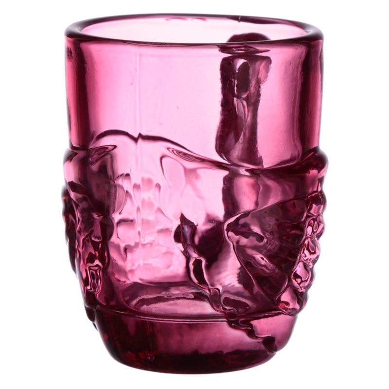 Set of 2 Glass Flamingo Pink Shot Glasses (90ml) - Myhappymoments.co.uk