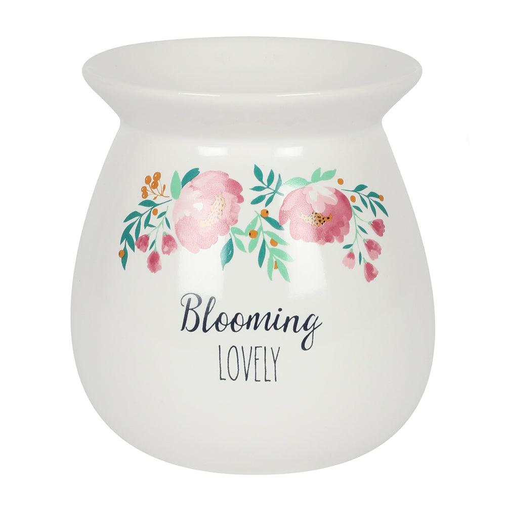 Large Blooming Lovely Wax Melt Burner Gift Set