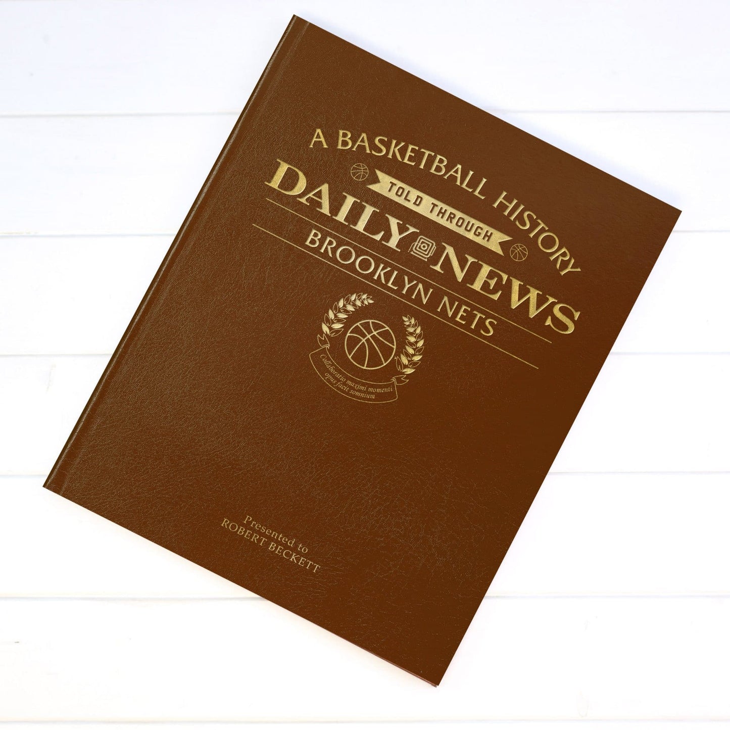 Brooklyn Nets Basketball Newspaper Book