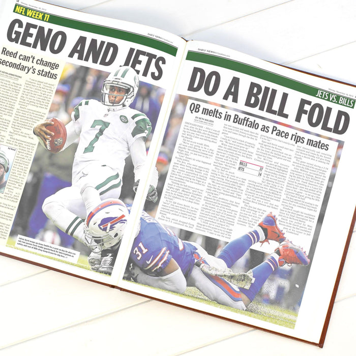 Buffalo Bills Newspaper Book