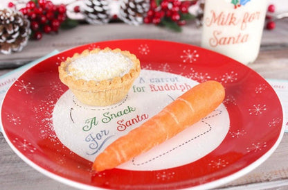 Christmas Eve Plate & Milk Bottle Set