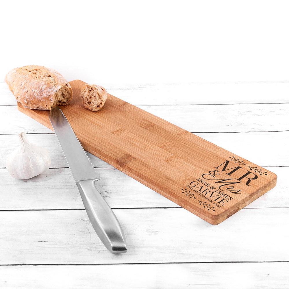 Personalised Wedding Wooden Serving Board