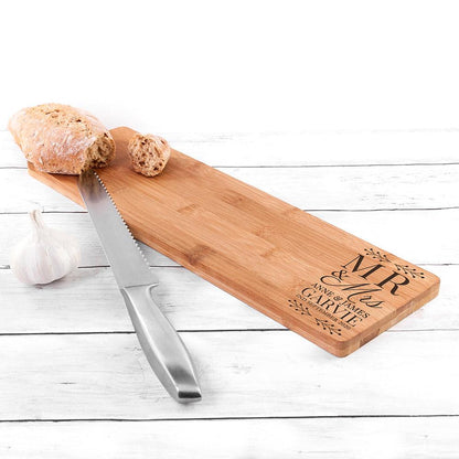 Personalised Wedding Wooden Serving Board