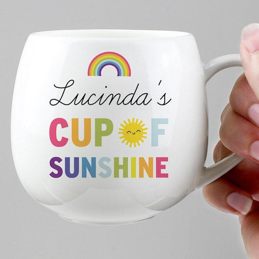 Personalised Cute Rainbow Shape Mug