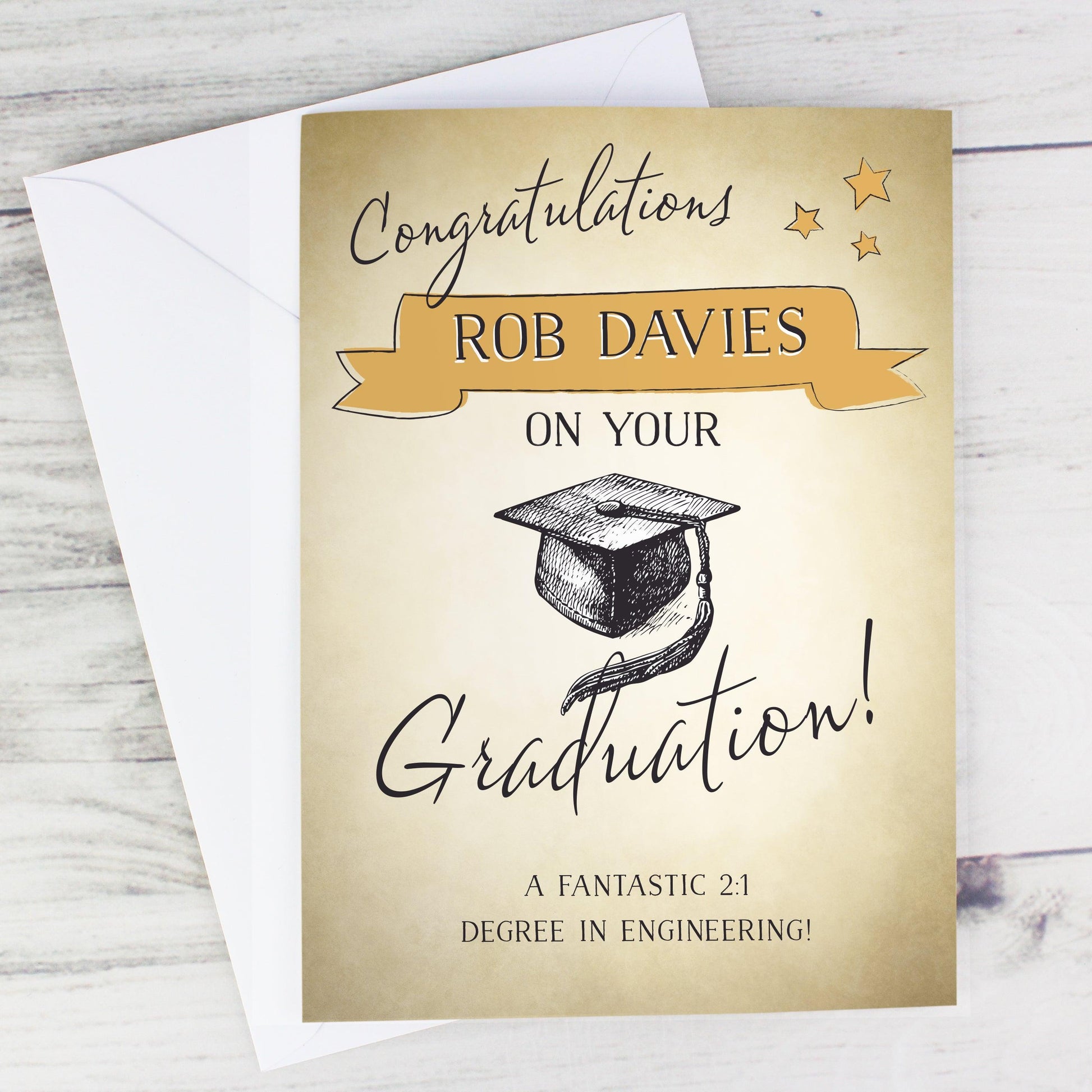 Personalised Graduation Card - Myhappymoments.co.uk