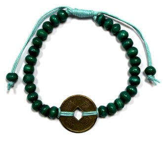 Good Luck Feng-Shui Bracelet - Green