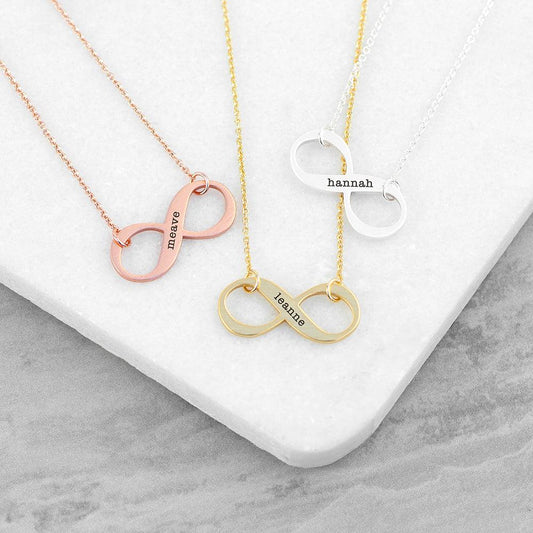 Personalised Infinity Necklace