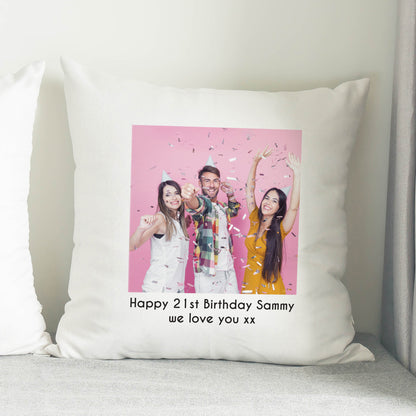 Personalised Photo Upload Cushion