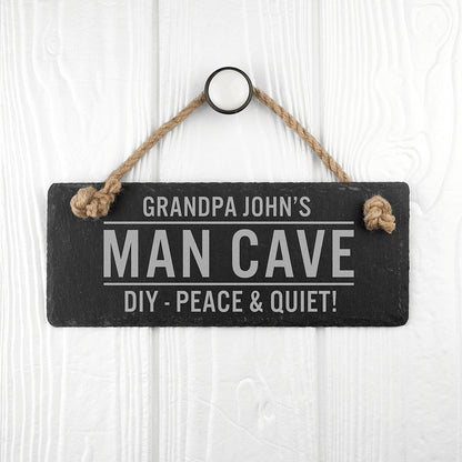 Personalised Slate Man Cave Sign