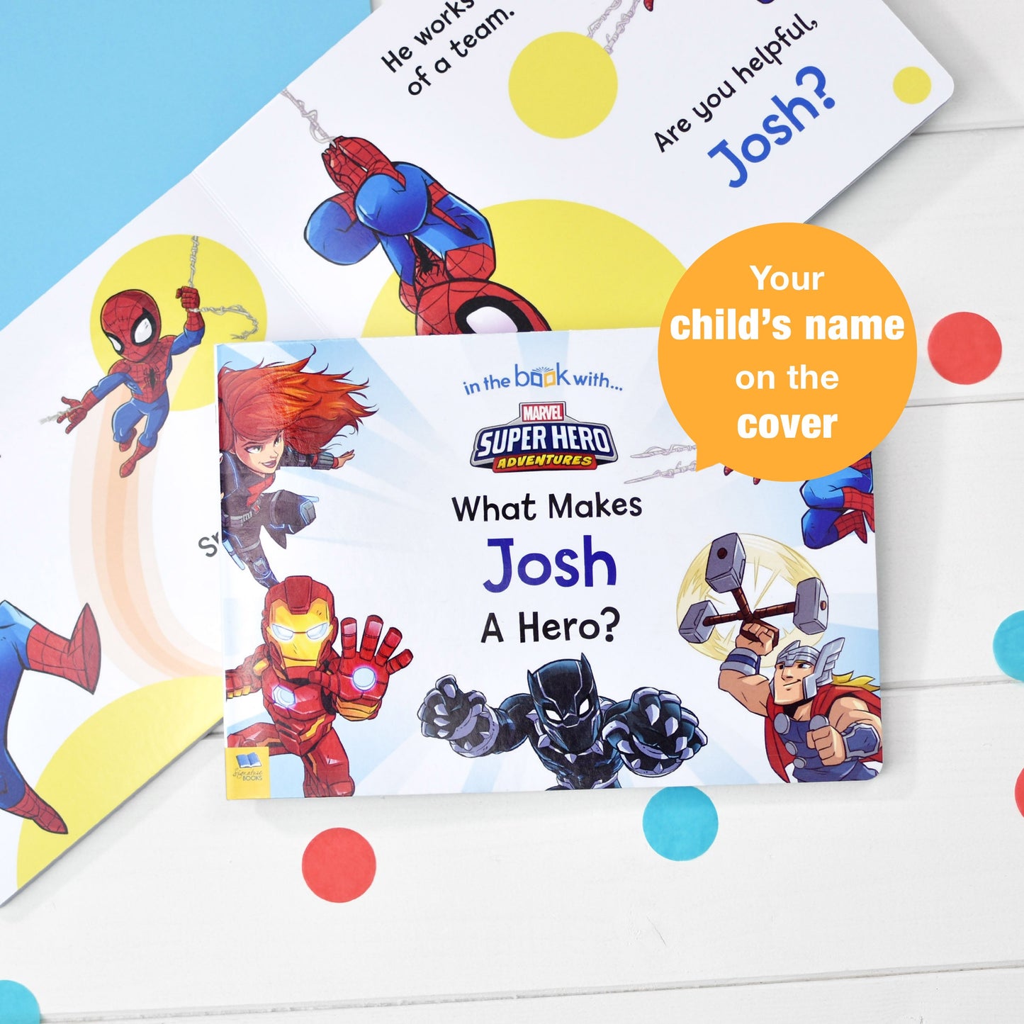 What Makes Me a Hero Marvel Board Book - Myhappymoments.co.uk