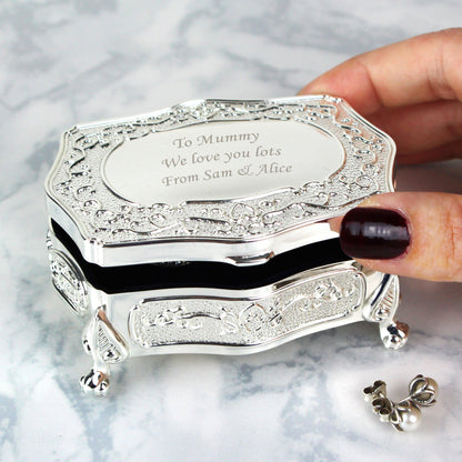 Personalised Small Antique Trinket Box - Myhappymoments.co.uk