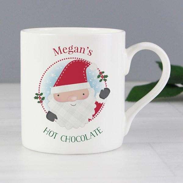 Personalised Santa Claus Christmas Mug - Myhappymoments.co.uk