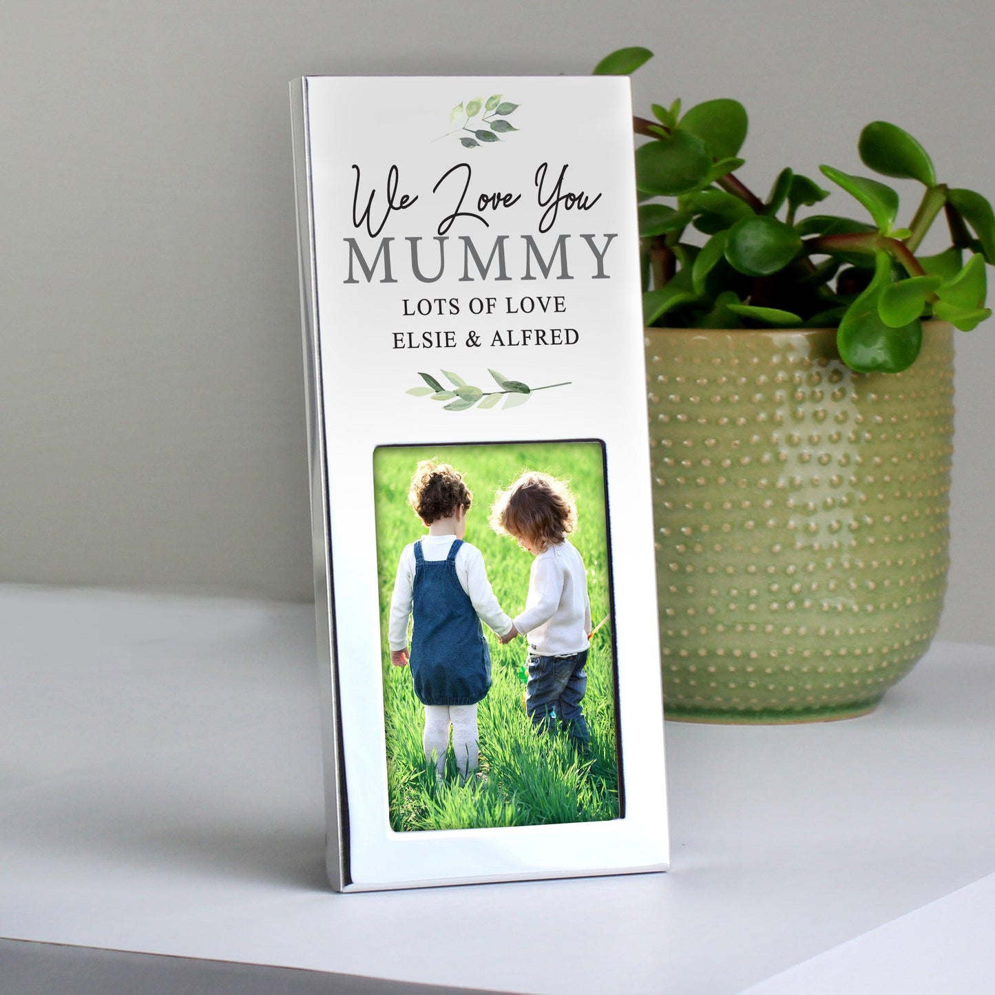 Personalised Botanical Photo Frame 2x3