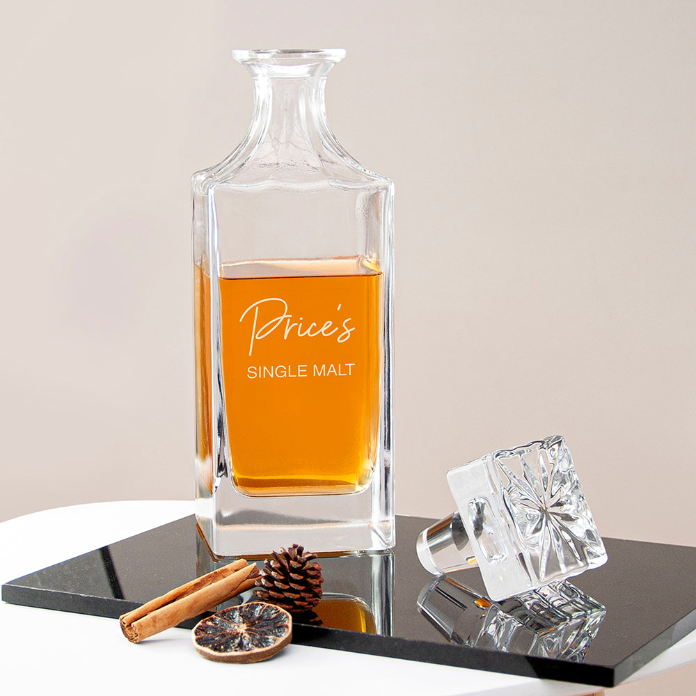 Personalised Classic Signature Square Decanter