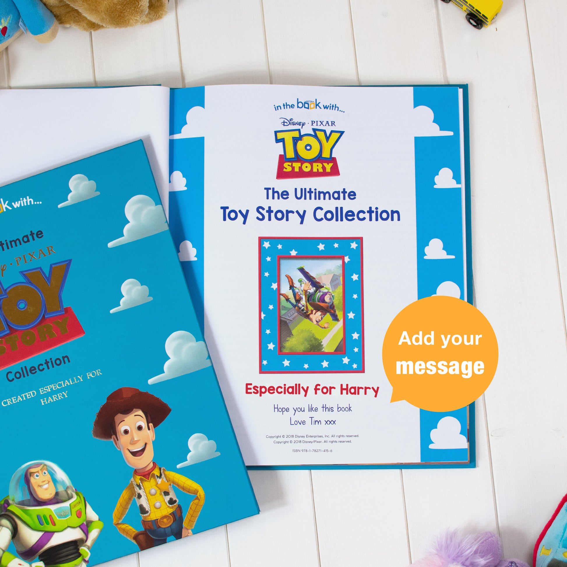 Personalised Disney Toy Story Collection Book from Pukkagifts.uk