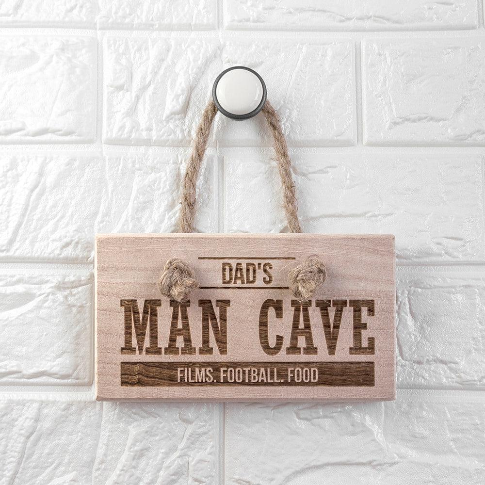 Personalised Wooden Man Cave Sign