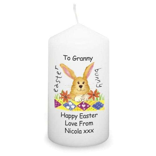 Personalised Easter Candle - Myhappymoments.co.uk