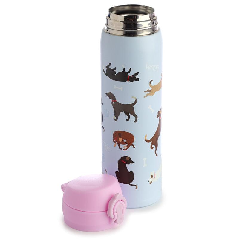 Catch Patch Dog Reusable Push Top Thermal Insulated Drinks Bottle