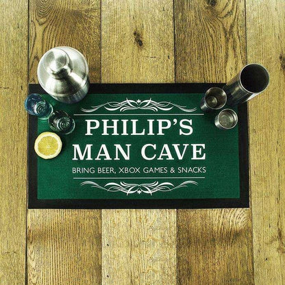 Personalised Gentlemen's Man Cave Bar Runner - Myhappymoments.co.uk