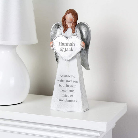 Personalised Angel Wooden Ornament Decoration 