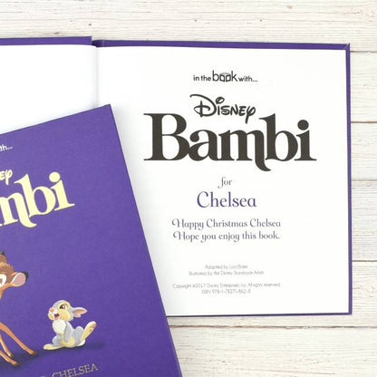 Personalised Disney Bambi Story Book - Myhappymoments.co.uk