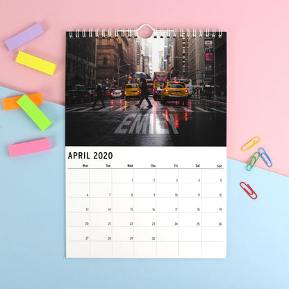 Personalised A4 New York Calendar