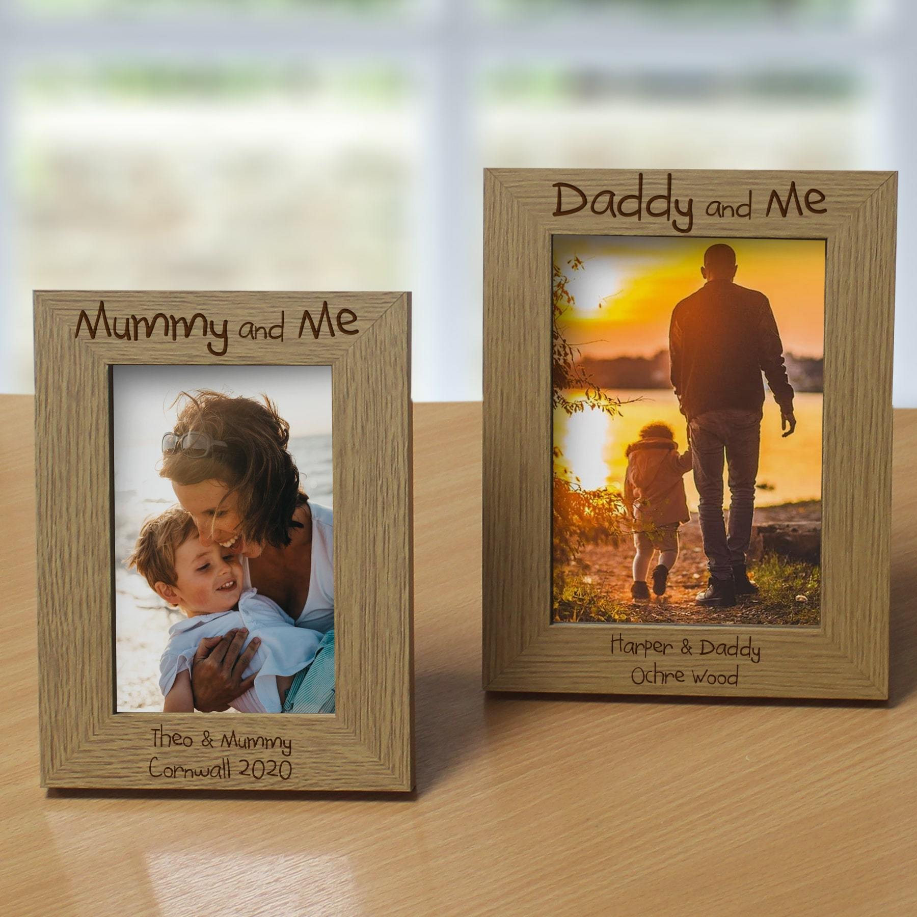 Personalised Name & Me Wooden Photo Frame 6×4