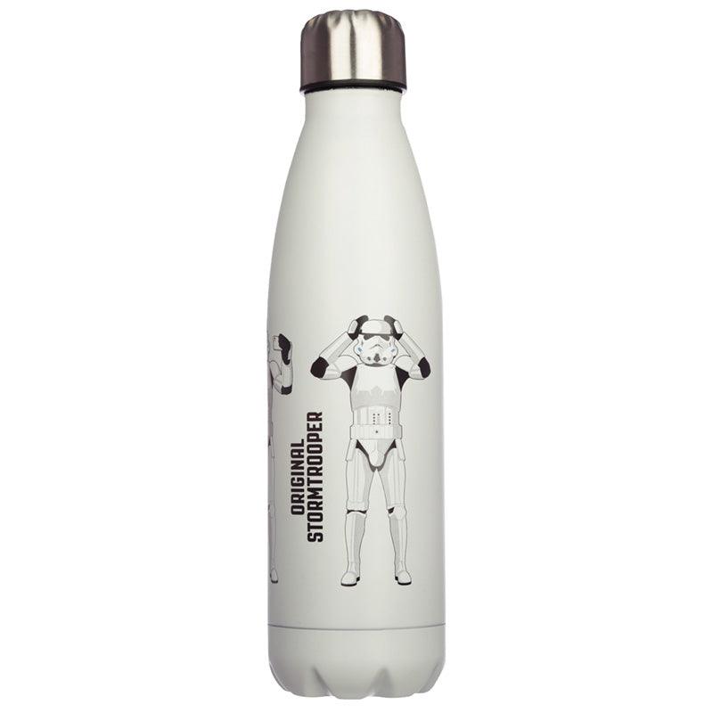 The Original Stormtrooper Reusable Stainless Steel Hot & Cold Thermal Insulated Drinks Bottle 500ml - White