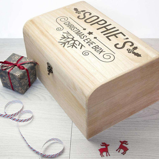 Personalised Christmas Eve Chest - Myhappymoments.co.uk