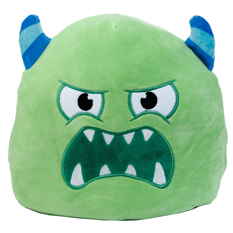 Squidglys Gary the Green Monster Reversible Monstarz Plush Toy