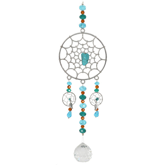 45cm Hanging Dreamcatcher Crystal