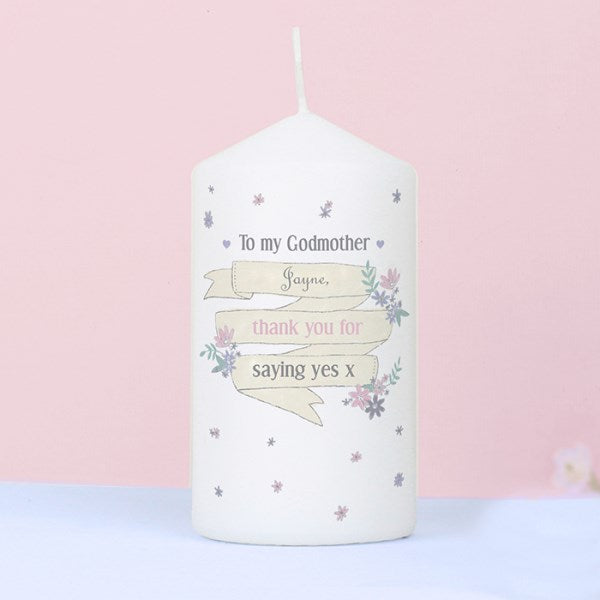 Personalised Garden Bloom Candle - Myhappymoments.co.uk