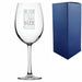 Engraved Giant Wine Glass with Of Course Size Matters Design Image 2