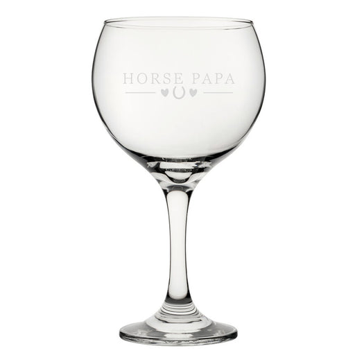 Horse Mama - Engraved Novelty Gin Balloon Cocktail Glass Image 1