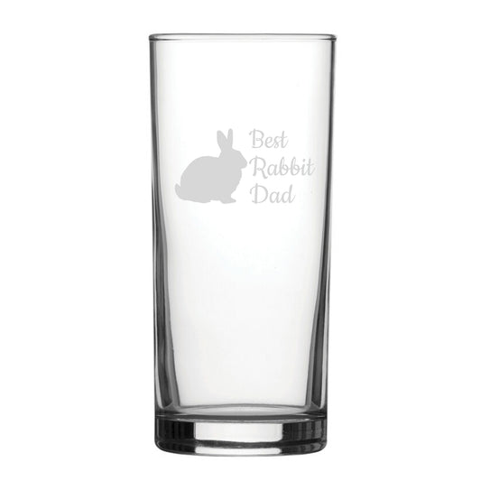 Best Rabbit Mum - Engraved Novelty Hiball Glass Image 1