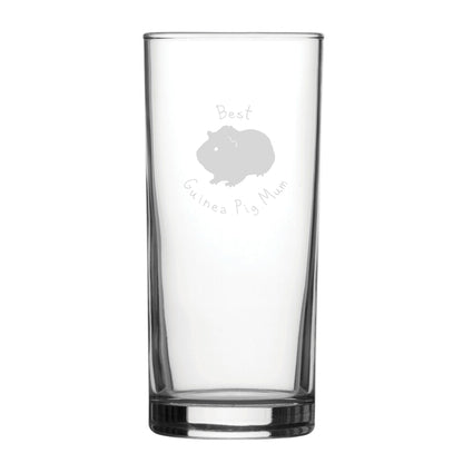 Best Guinea Pig Dad - Engraved Novelty Hiball Glass Image 2