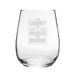 I'm Sorry That Our Class Is The Reason You Drink - Engraved Novelty Stemless Wine Gin Tumbler Image 2