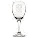 Watch Me Sip, Now Watch Me Laylay - Engraved Novelty Wine Glass Image 2