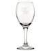 Crazy Dog Lady - Engraved Novelty Wine Glass Image 2